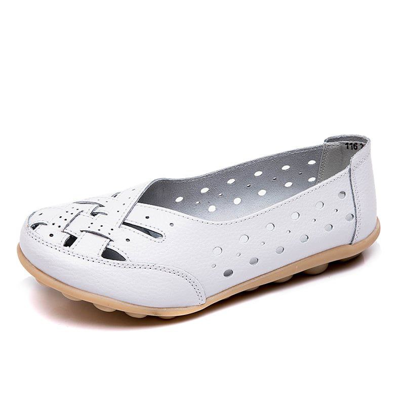 Mocassins en cuir respirant