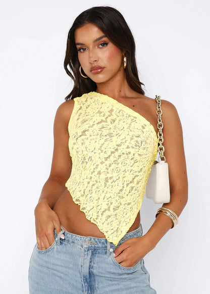 Sloped Neck top