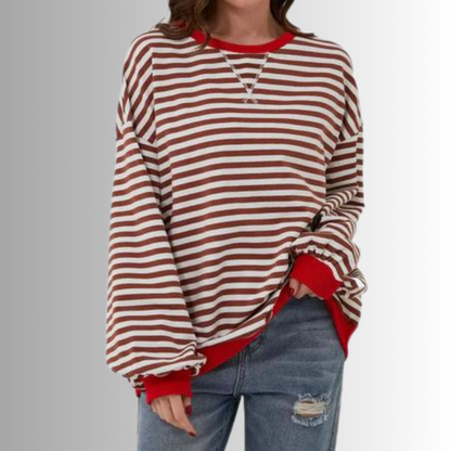 ZOE | Sweat oversize à rayures