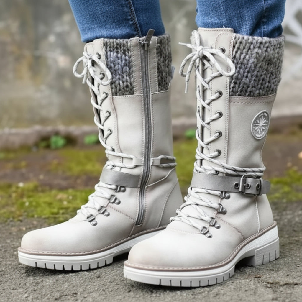 Bottes Montantes à Semelle Crantée