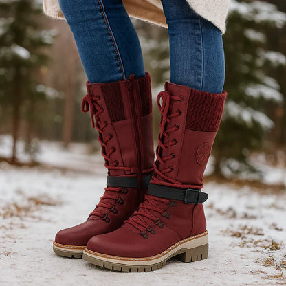 Bottes Montantes à Semelle Crantée