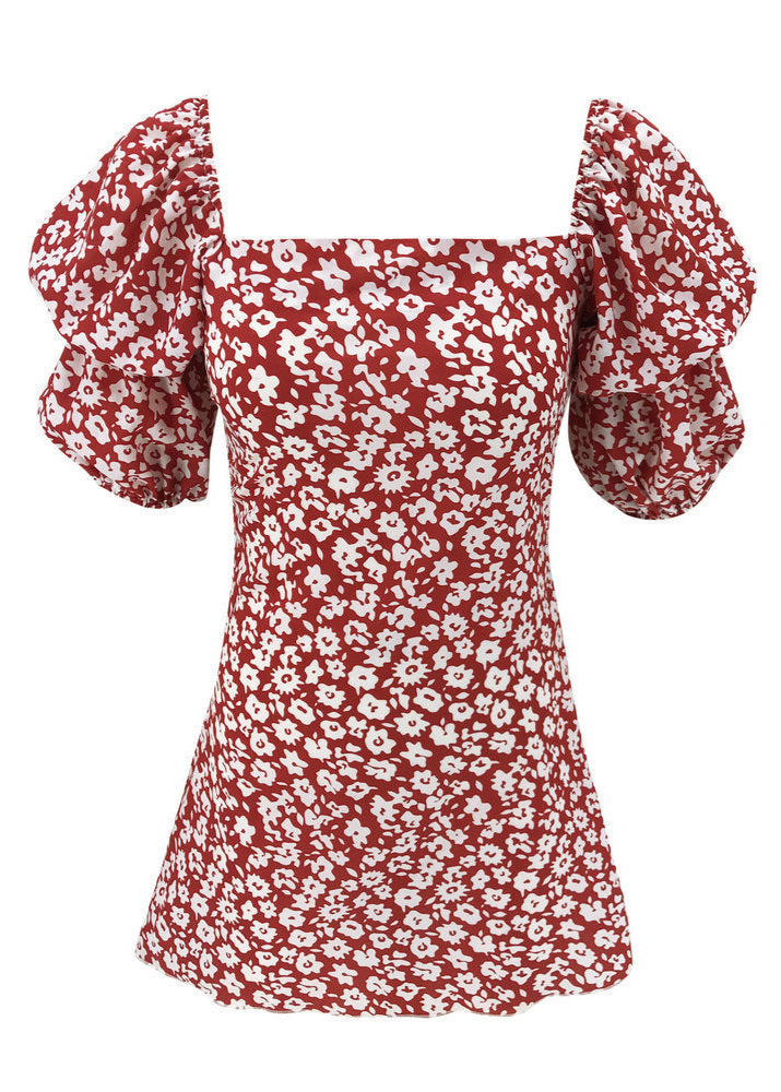 puff sleeve robe