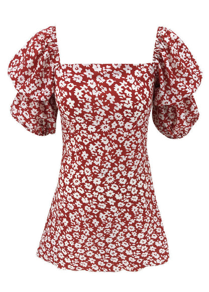 puff sleeve robe