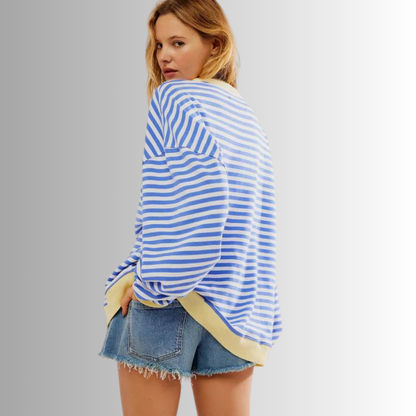 ZOE | Sweat oversize à rayures