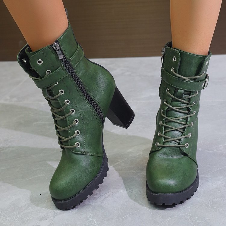 VARELLA™ | Bottines à Talon Élancé & Détail Boucle