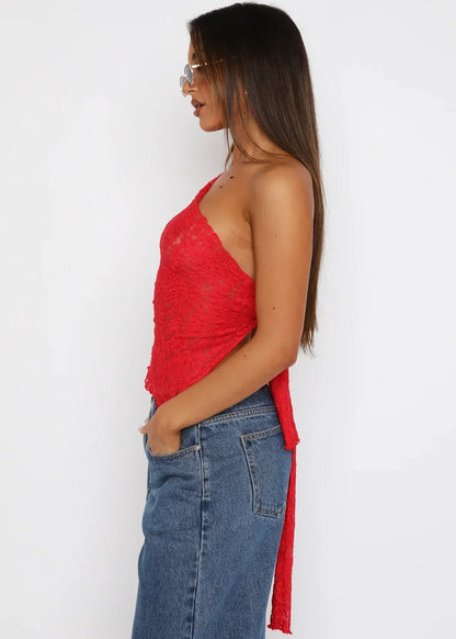 Sloped Neck top