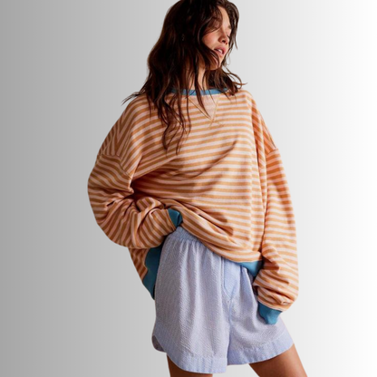 ZOE | Sweat oversize à rayures