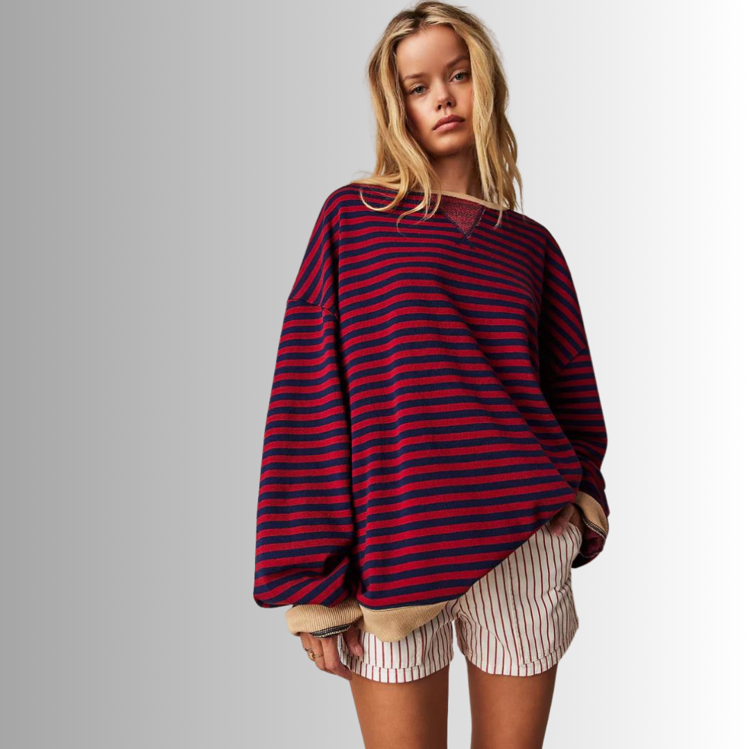 ZOE | Sweat oversize à rayures