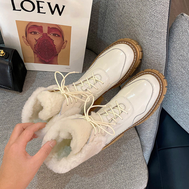 NOREVA™ | Bottines Fourrées à Semelle Oversize