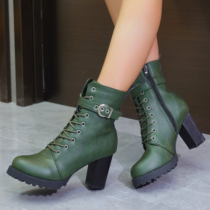 VARELLA™ | Bottines à Talon Élancé & Détail Boucle