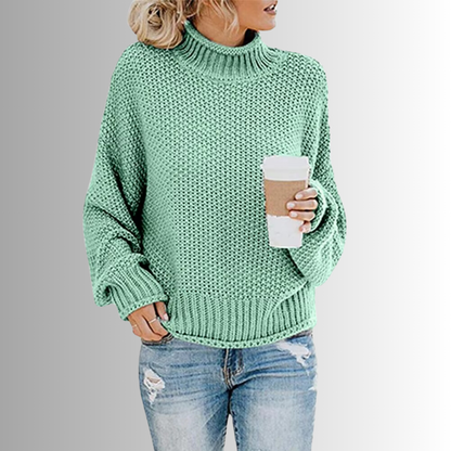 SANDY | Pull à col haut décontracté