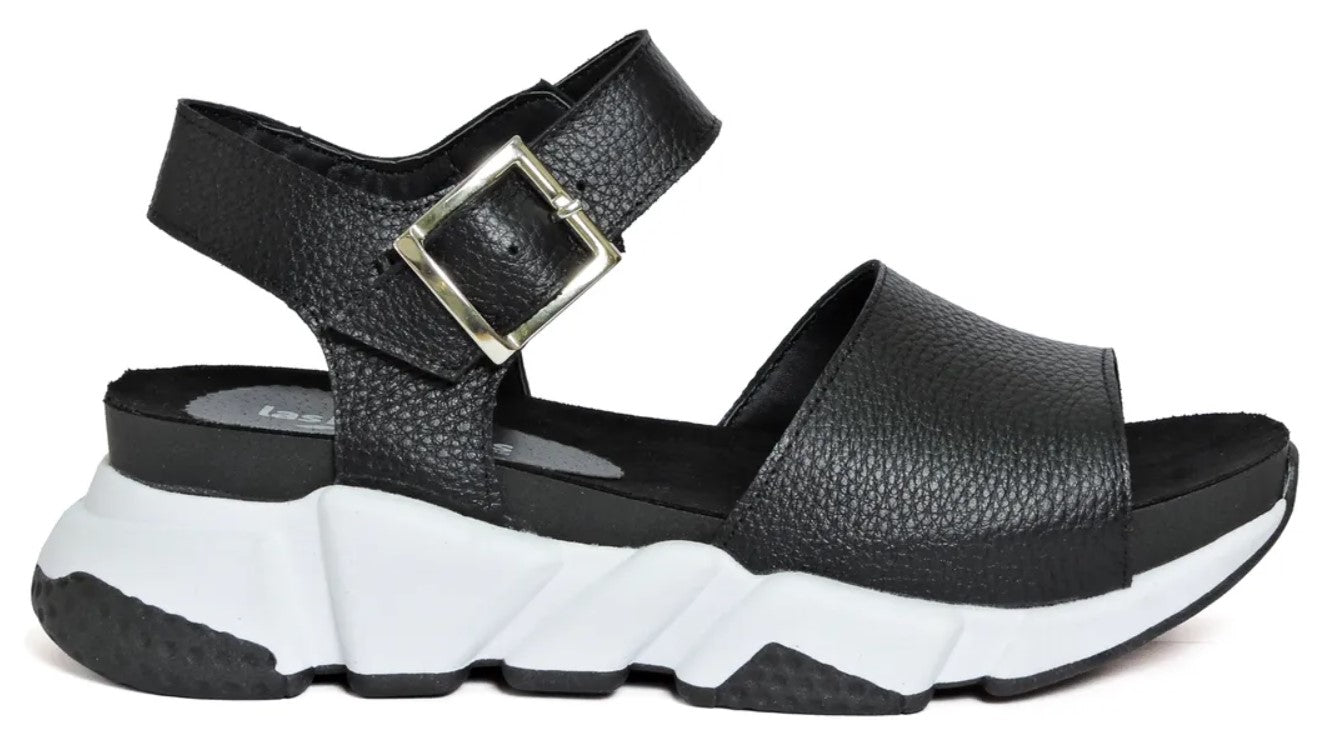 Sandales en cuir synthétique à bout ouvert