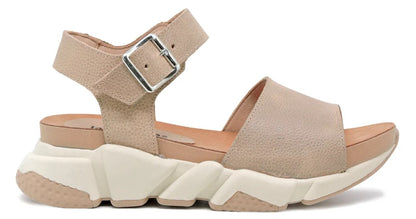 Sandales en cuir synthétique à bout ouvert