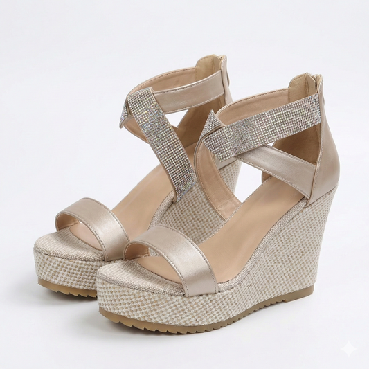 Liberté Élégante™ - Sandales Confort Cuir Femme