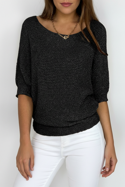 SORENA® | Pull Demi Manche Décontracté En Coton