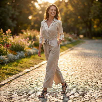 Fleurine - Sandales Compensées Confort Femme