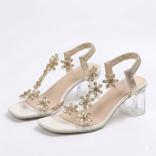 Fleurine - Sandales Compensées Confort Femme