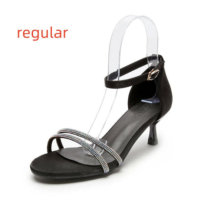 Sandales d’été de luxe à talons hauts