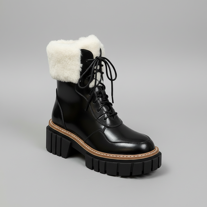 NOREVA™ | Bottines Fourrées à Semelle Oversize